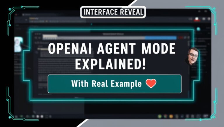 OpeanAI Agent Mode Feature